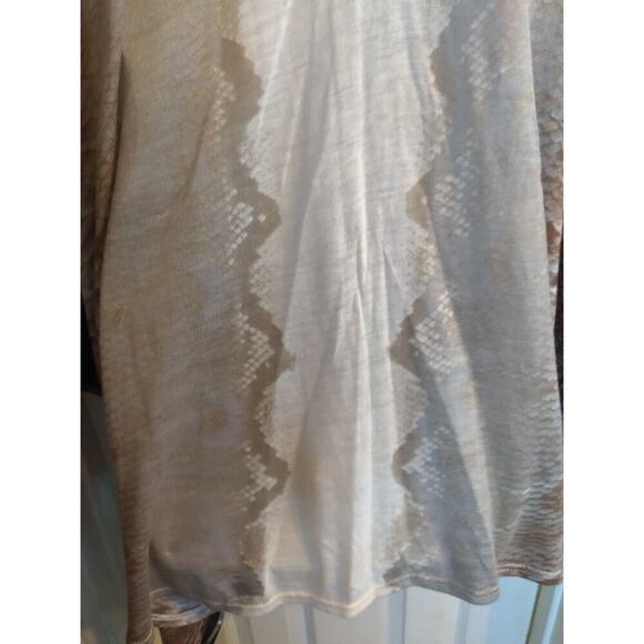 INC International Concept Kimono Wrap Cardigan Beige One Size Boho Peasant... - Picture 7 of 8